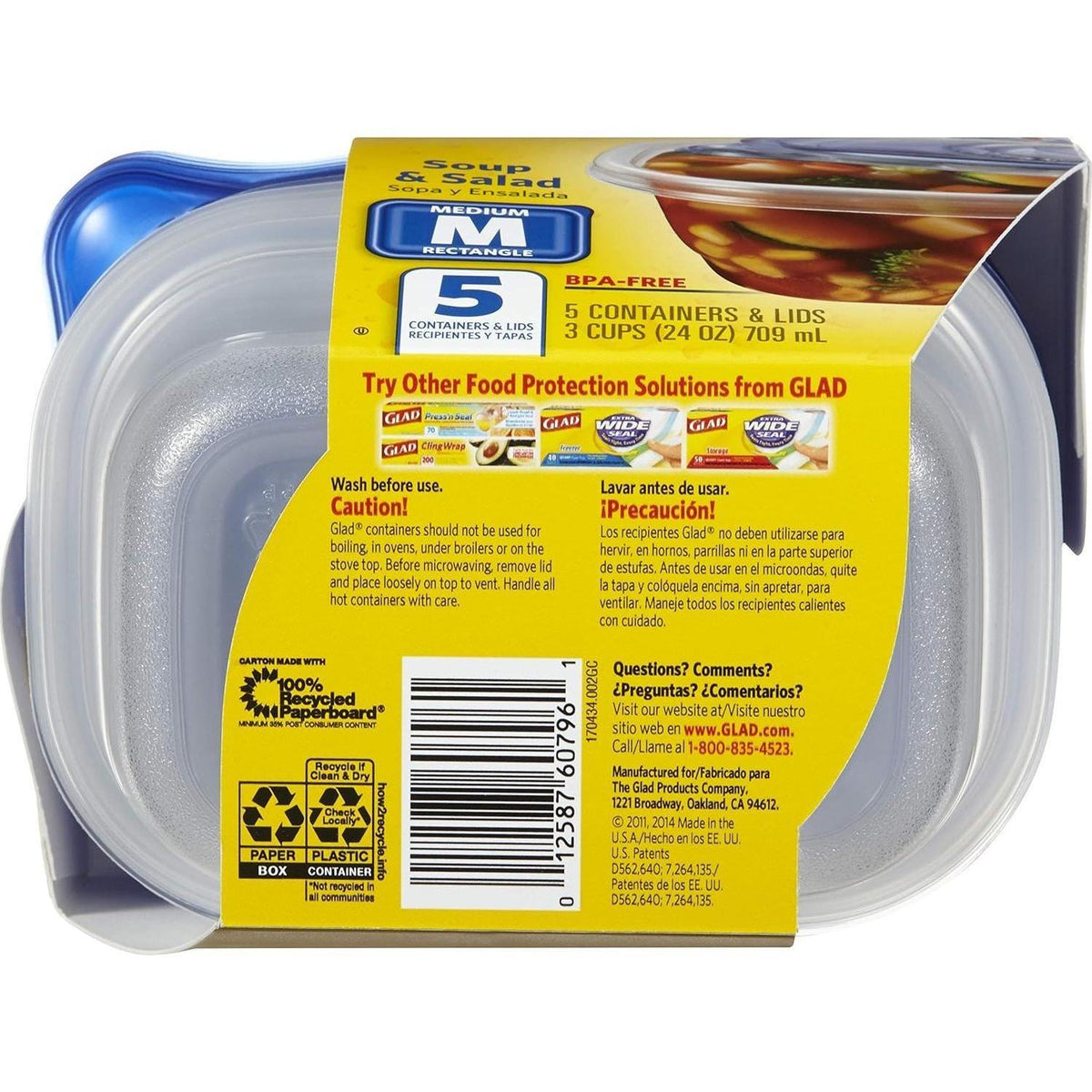 snappable built-in dressing cup that locks into the lid