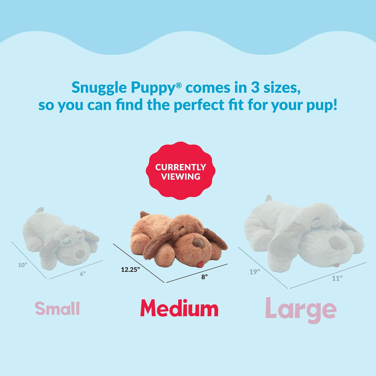 Snuggle Puppy Heartbeat Toy – Drug-Free Safe Comfort for Medium Breed Puppies
