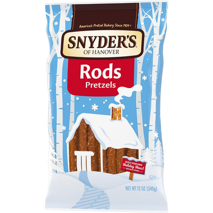 Snyder's of Hanover Pretzel Rods – Crowd-Pleasing Hostess Gift for Entertaining at Home, 12 oz