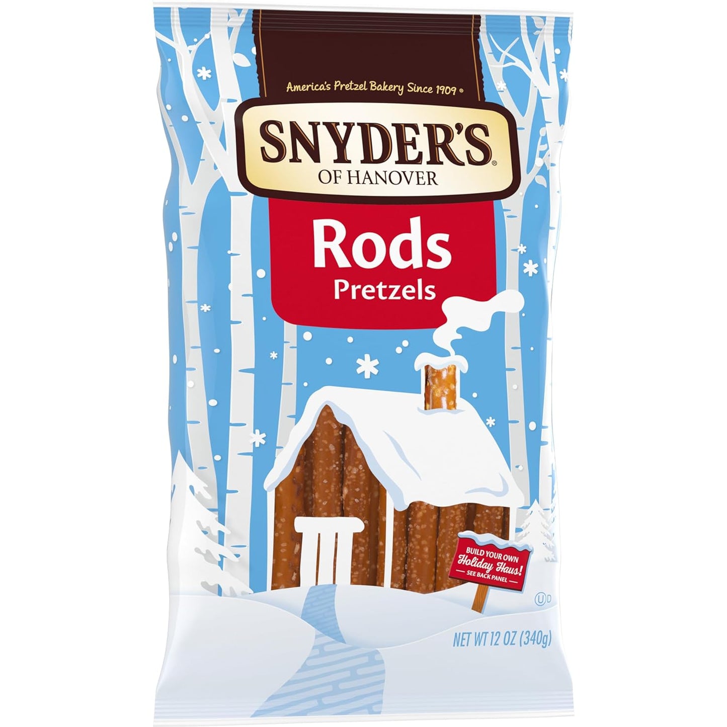 Snyder's of Hanover Pretzel Rods – Crowd-Pleasing Hostess Gift for Entertaining at Home, 12 oz