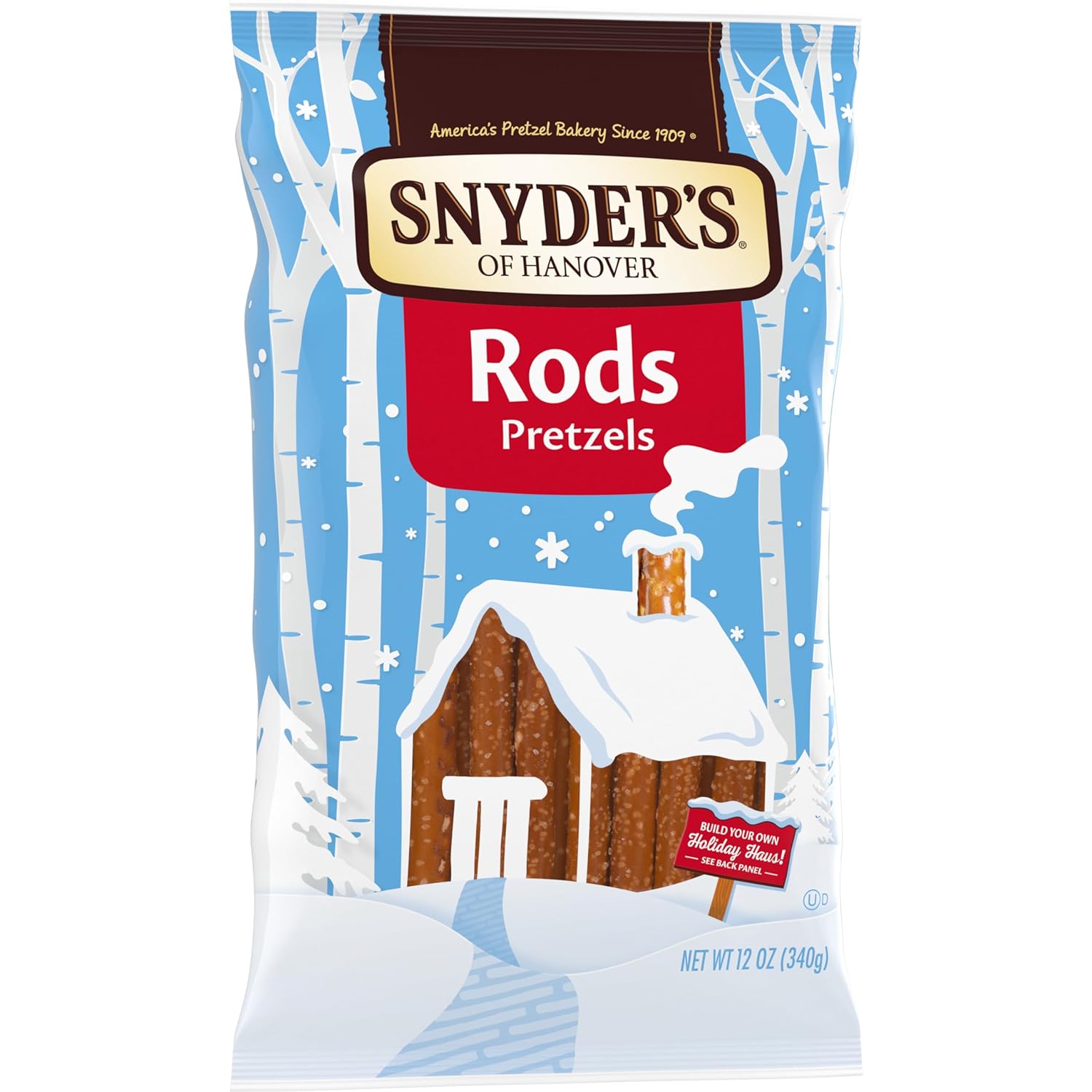 Snyder's of Hanover Pretzel Rods – Crowd-Pleasing Hostess Gift for Entertaining at Home, 12 oz
