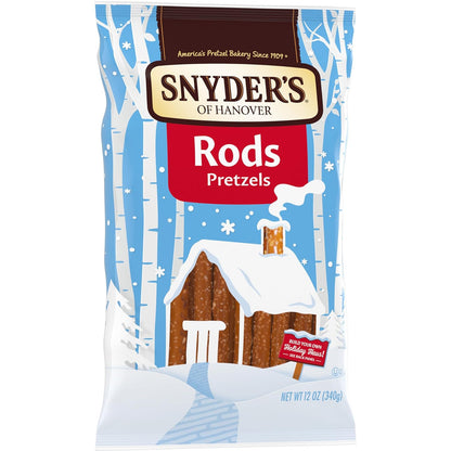 Snyder's of Hanover Pretzel Rods – Crowd-Pleasing Hostess Gift for Entertaining at Home, 12 oz