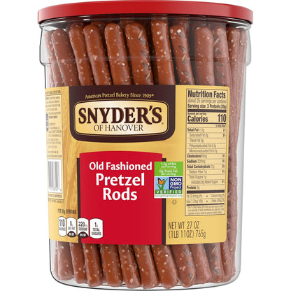 Snyder's of Hanover Pretzel Rods – Gourmet Hostess Gift for Holiday Entertaining and Party Hosts