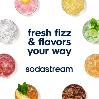 SodaStream Bubly Fruit Drops for Sparkling Water – Clean-Label Flavor Drops for Minimalist Pantry Storage
