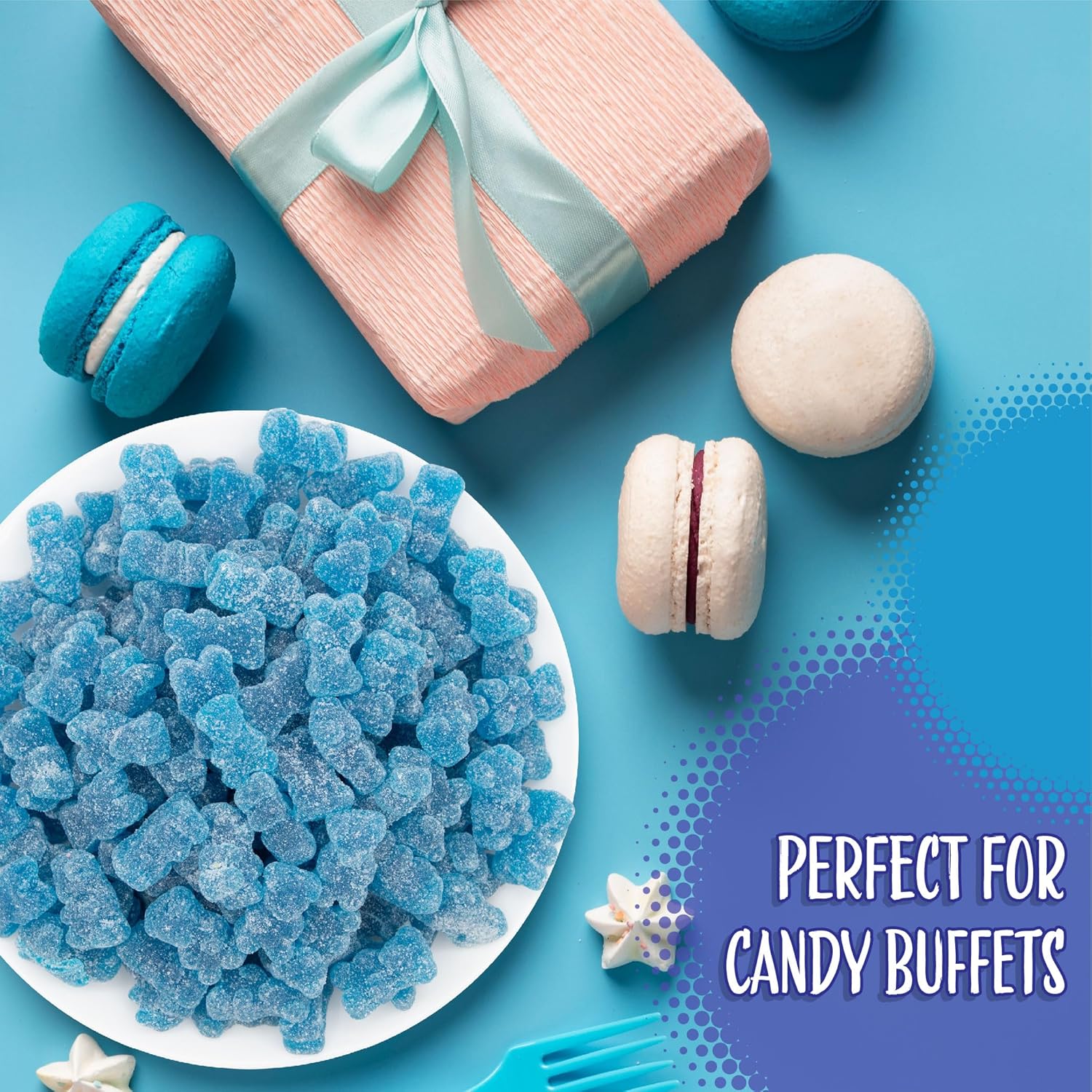 soft chewy jelly bear shape optimized for both snacking and decorating