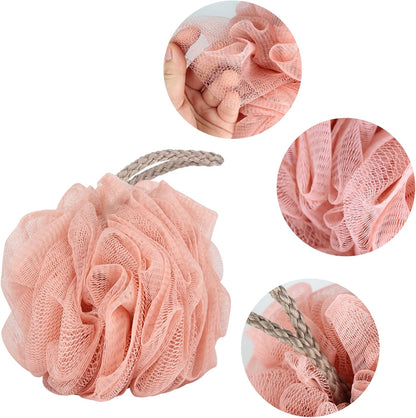 soft, dense netting that creates rich lather with minimal body wash