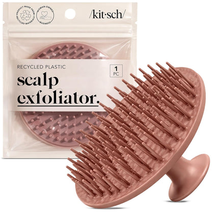 soft flexible silicone-style bristles that flex to scalp contours