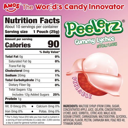 soft fruit-juice filled center with chewy outer layer for dual texture