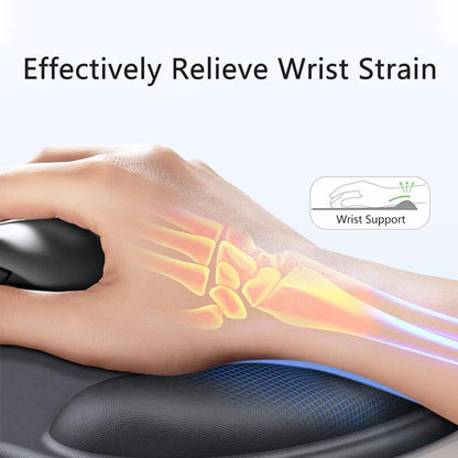 soft lycra fabric top surface for smooth, low-friction mouse movement