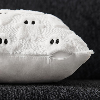 soft polyester plush fabric in solid natural colors including white black, orange, pink, purple, green, blue, yellow, beige, silver gray, and black