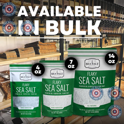 Sol de Baja Hand-Harvested Sea Salt Flakes, 7 oz – Thoughtful Gourmet Gift for Foodies and Home Cooks