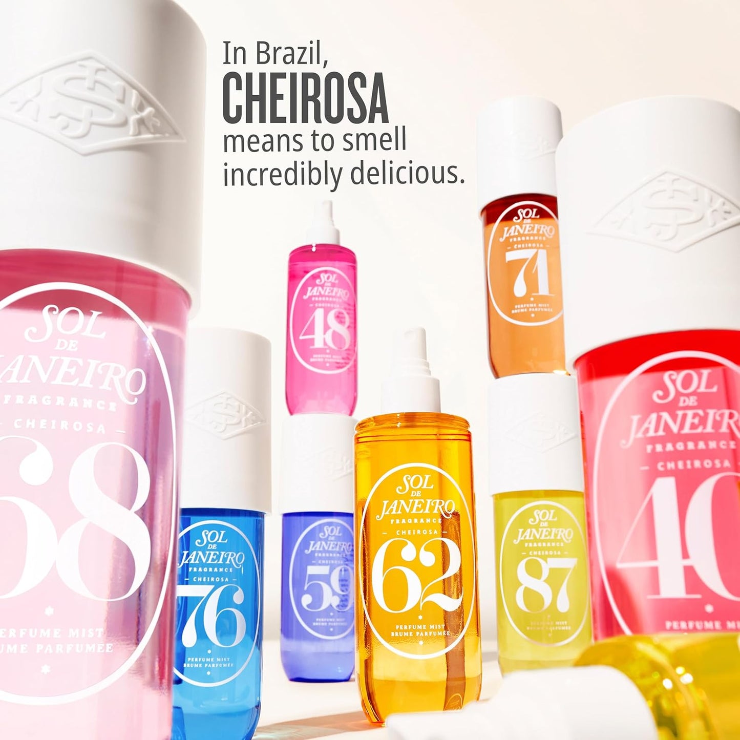 Sol de Janeiro Hair & Body Perfume Mist – Mood-Boosting Beach Scent for Meditation Corners, Guava Nectar Body Spray
