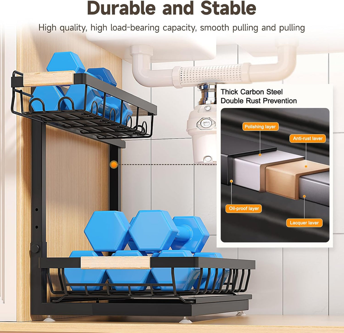 sold as a 2-pack for multi-room organization