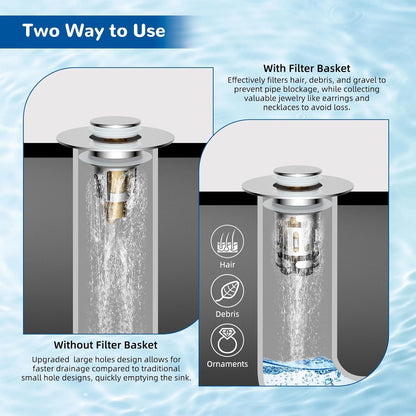 solid brass, stainless steel, and durable plastic construction with chrome finish