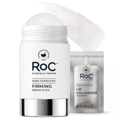solid serum stick format that glides on clear and absorbs fast