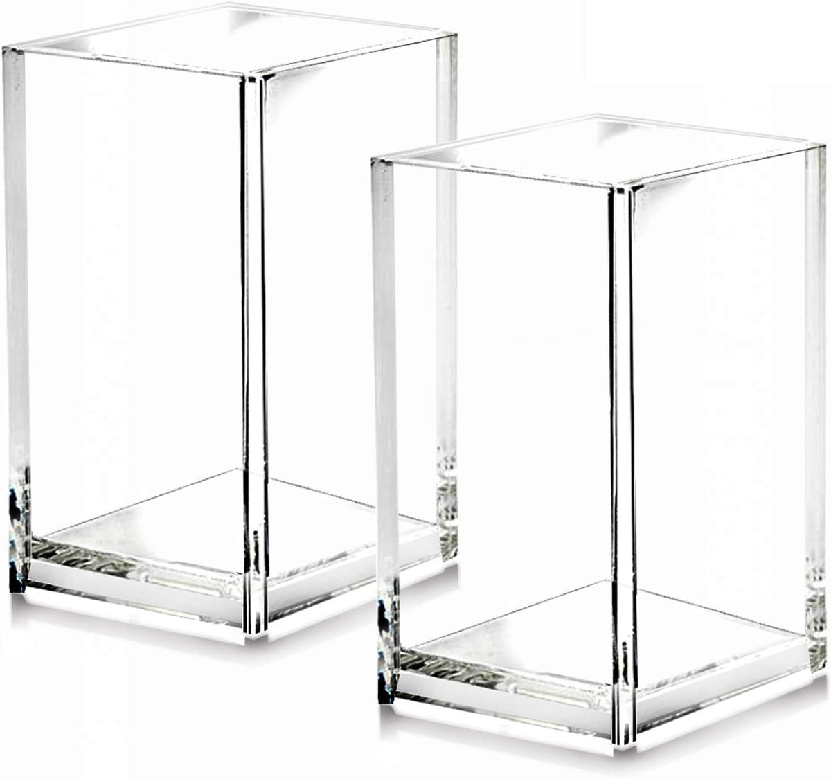 solid single-piece premium acrylic construction with no seams or glue