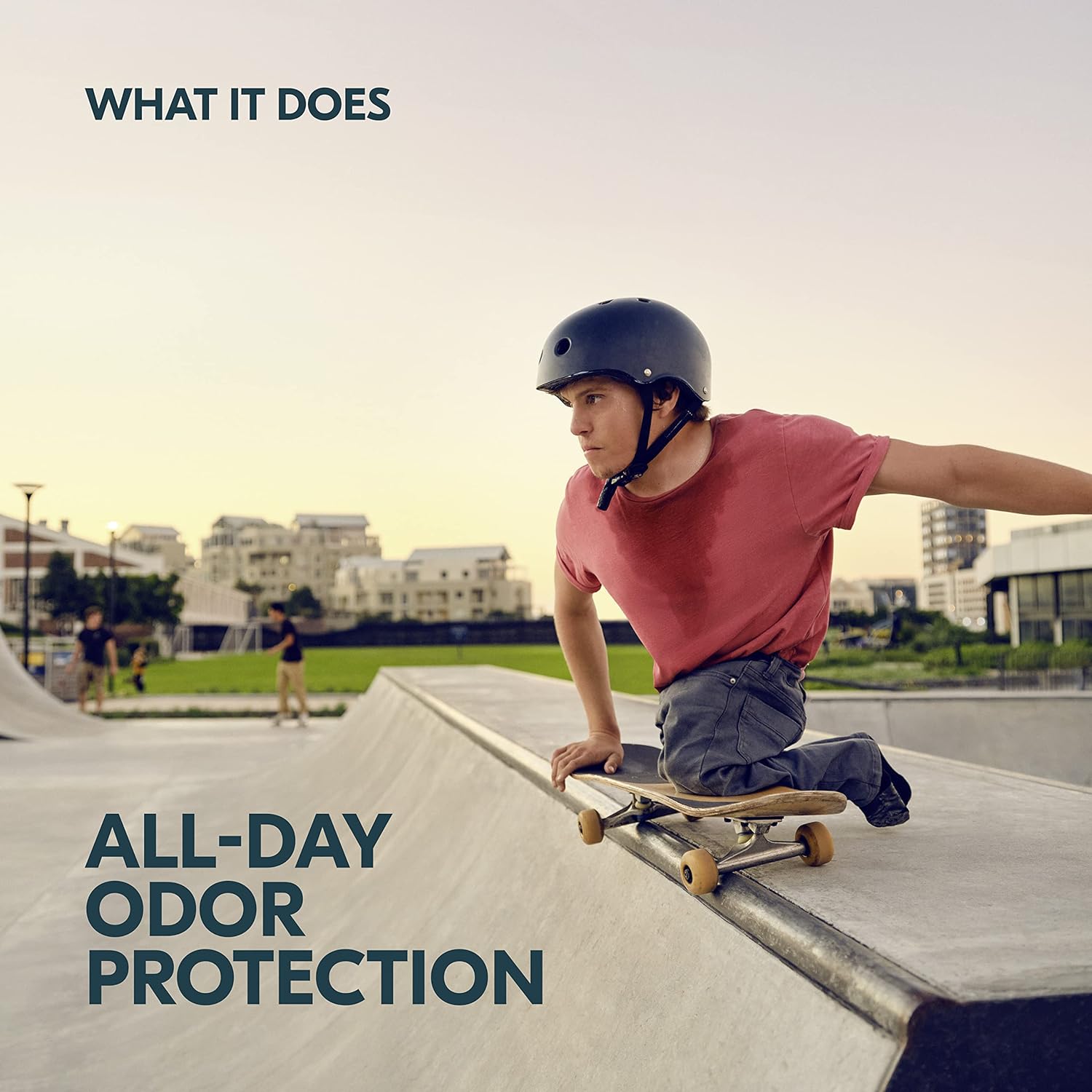 solid stick deodorant form with direct twist-and-glide application