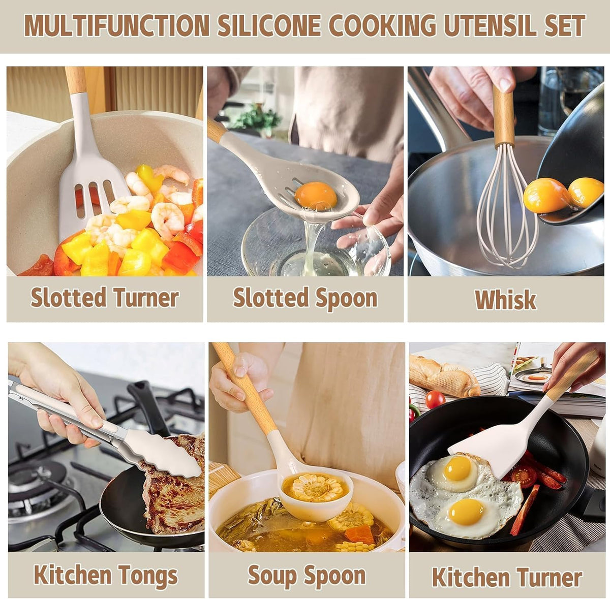 solid wood handles with anti-scalding heat-blocking properties