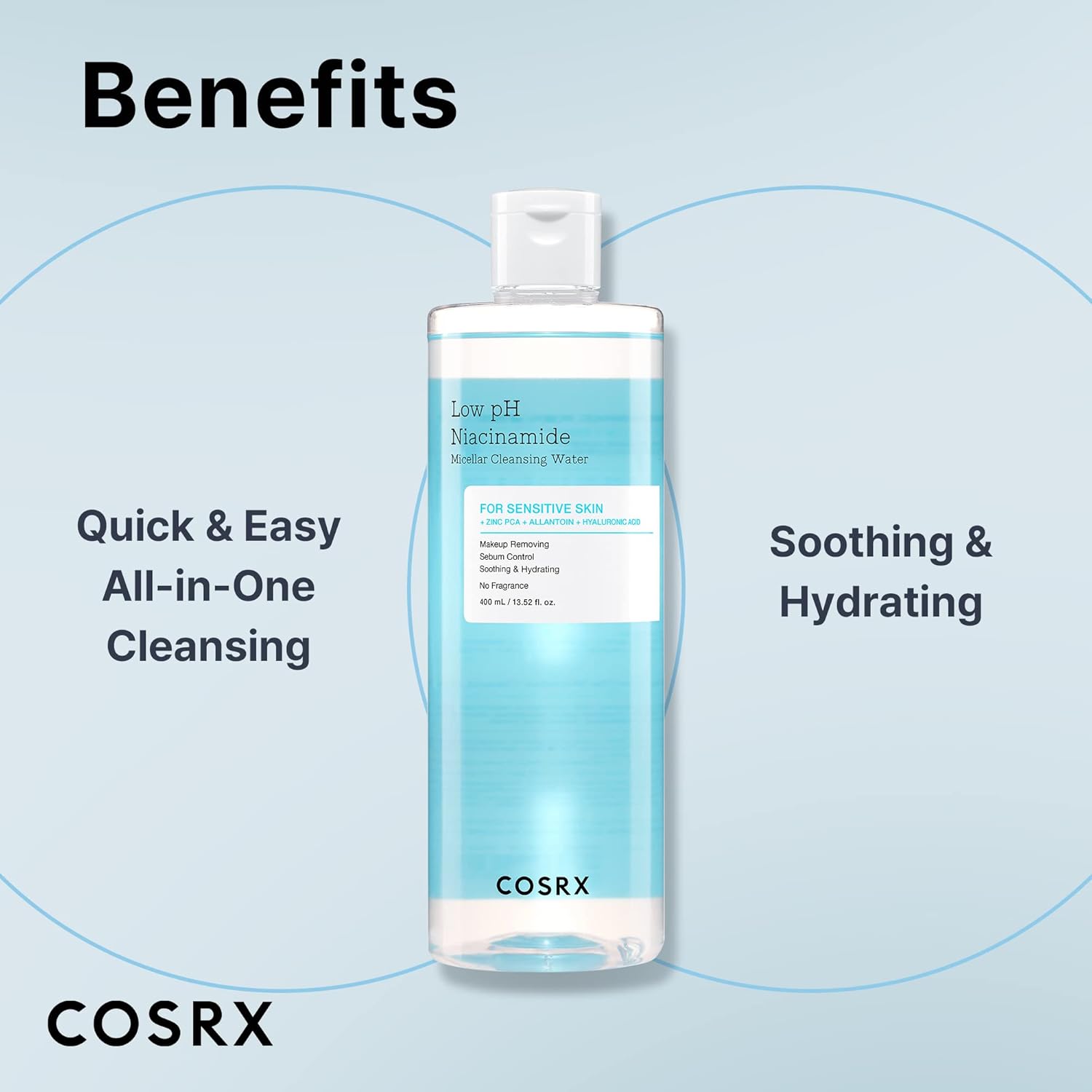 soothing madecassoside and allantoin for sensitive skin