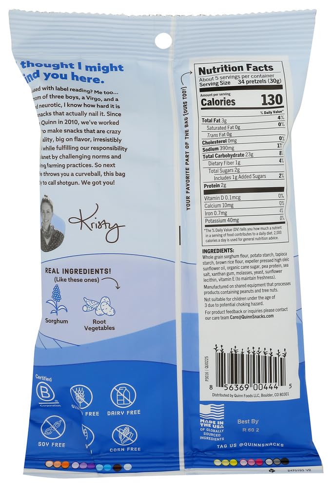 sorghum as the first ingredient—an ancient, kansas-grown, naturally gluten-free whole grain