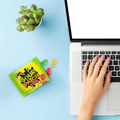 SOUR PATCH KIDS and SWEDISH FISH Mini Candy – Office Break Room and Reception Desk Shared Treats, 80 Individually Wrapped Packs