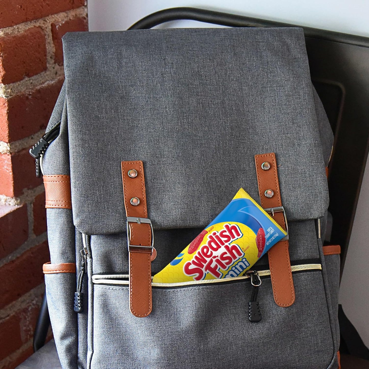 SOUR PATCH KIDS and SWEDISH FISH Mini Candy Pack – Portable Snack Bags for Road Trips, Camping, and Outdoor Adventures