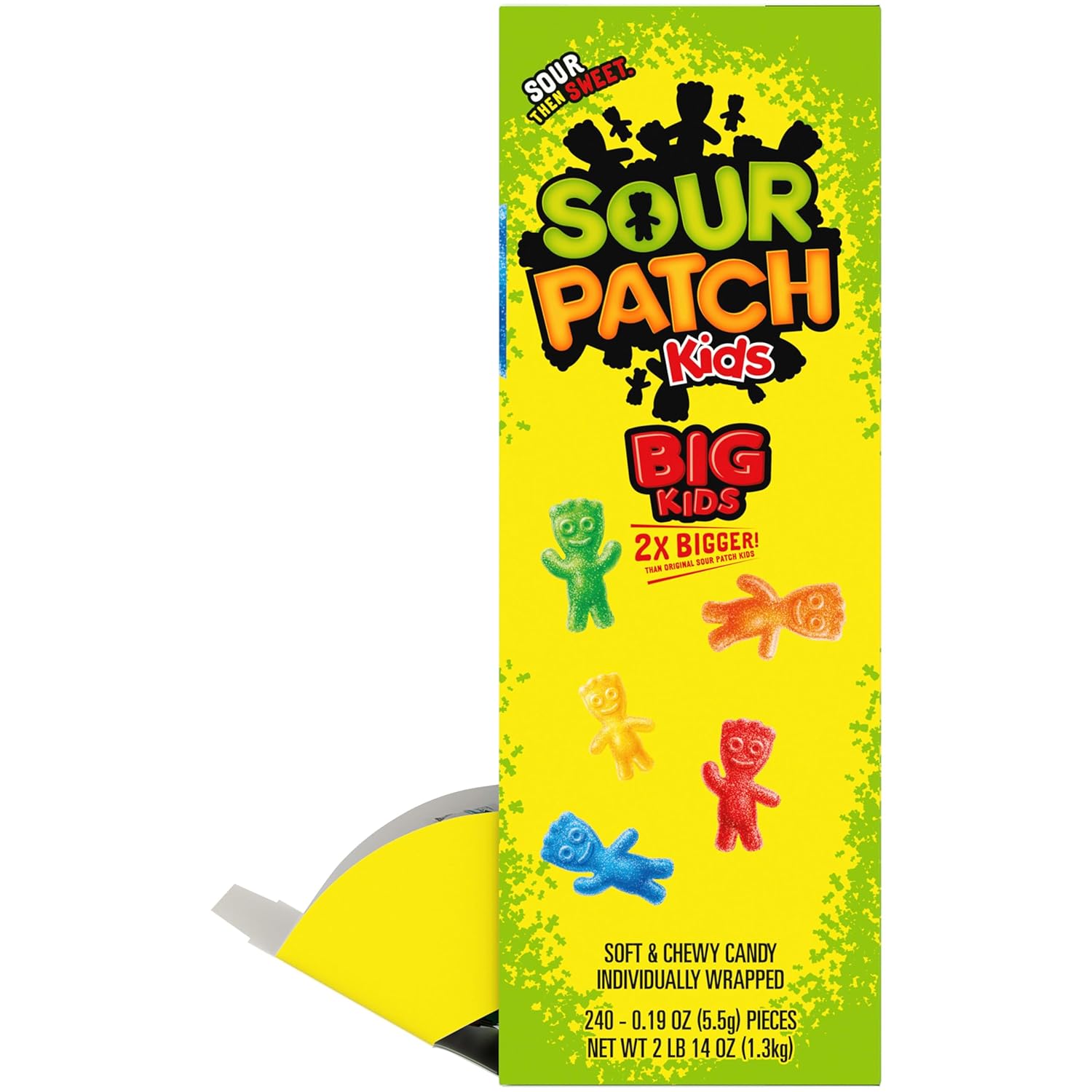 SOUR PATCH KIDS Big Kids Bulk Candy Easter Basket Stuffer and Spring Holiday Gift Bag Treats, 240 Count Box