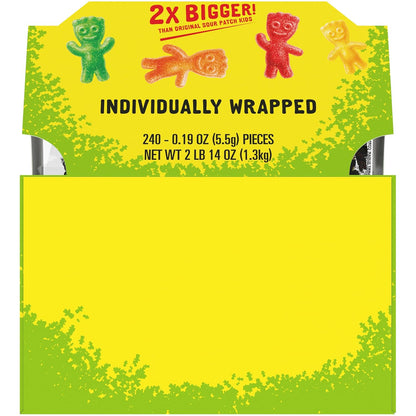 SOUR PATCH KIDS Big Kids Bulk Candy Easter Basket Stuffer and Spring Holiday Gift Bag Treats, 240 Count Box