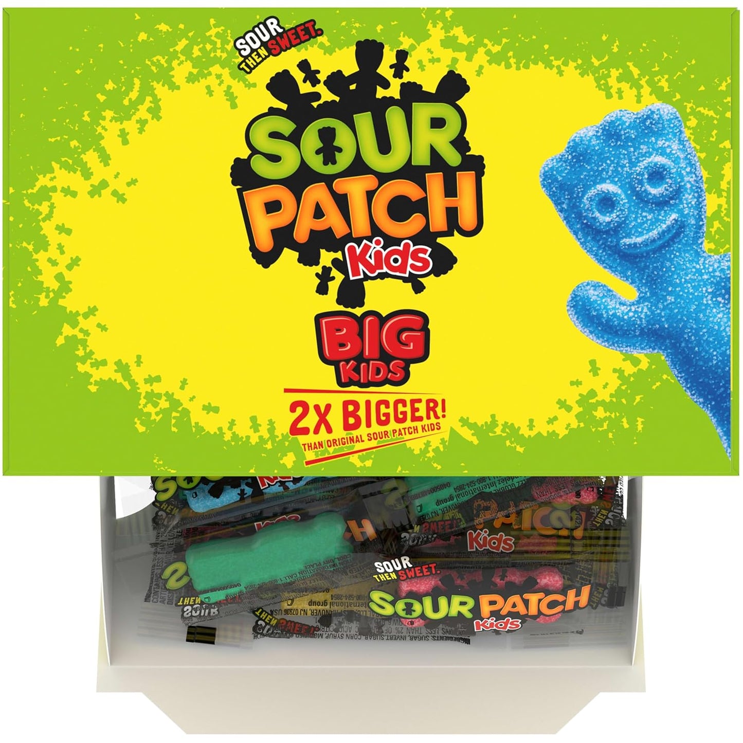 SOUR PATCH KIDS Big Kids Bulk Candy Easter Basket Stuffer and Spring Holiday Gift Bag Treats, 240 Count Box