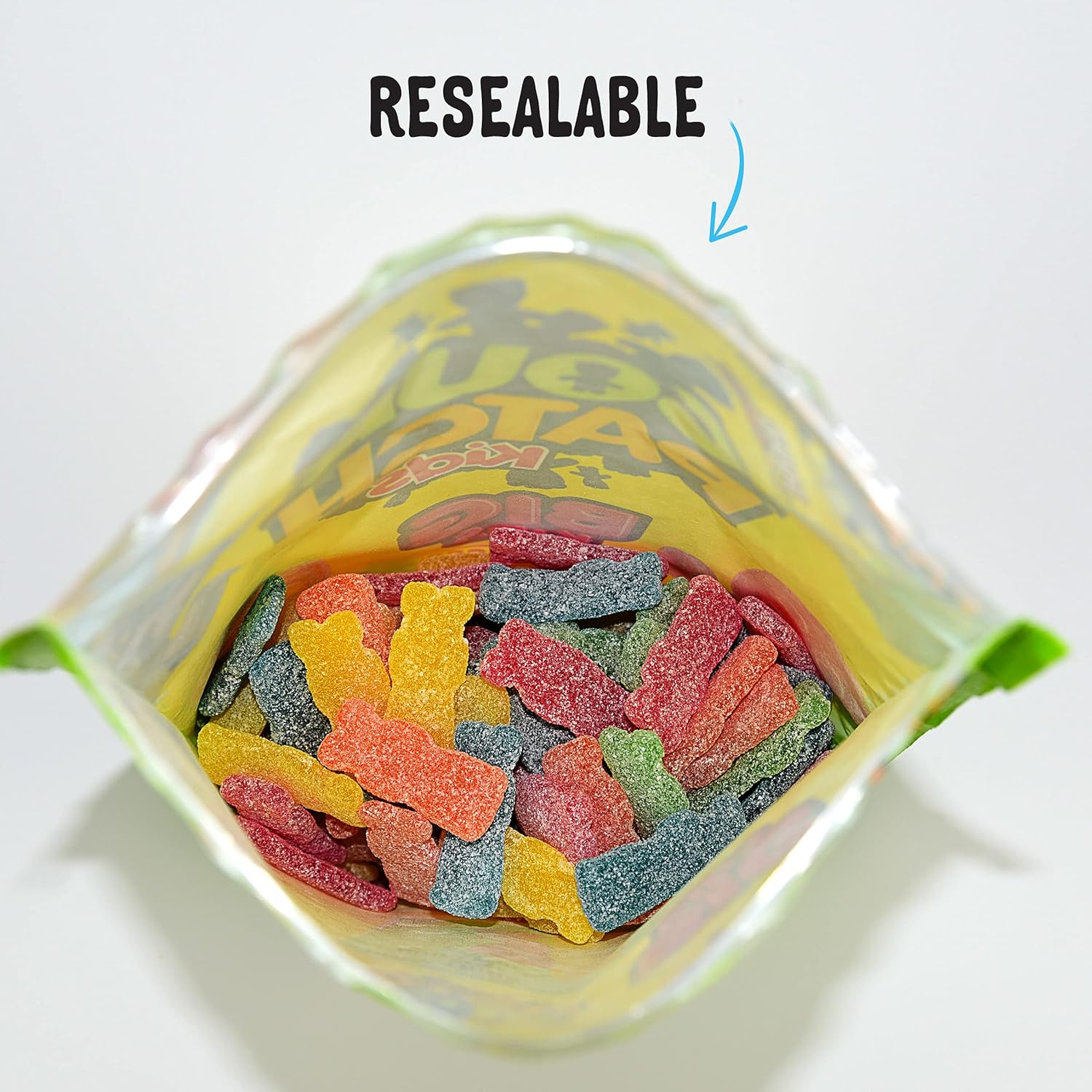 SOUR PATCH KIDS Big Kids Sour Gummy Candy, 2X Pieces Lunchbox Treat for School-Age Kids, 1.7 lb