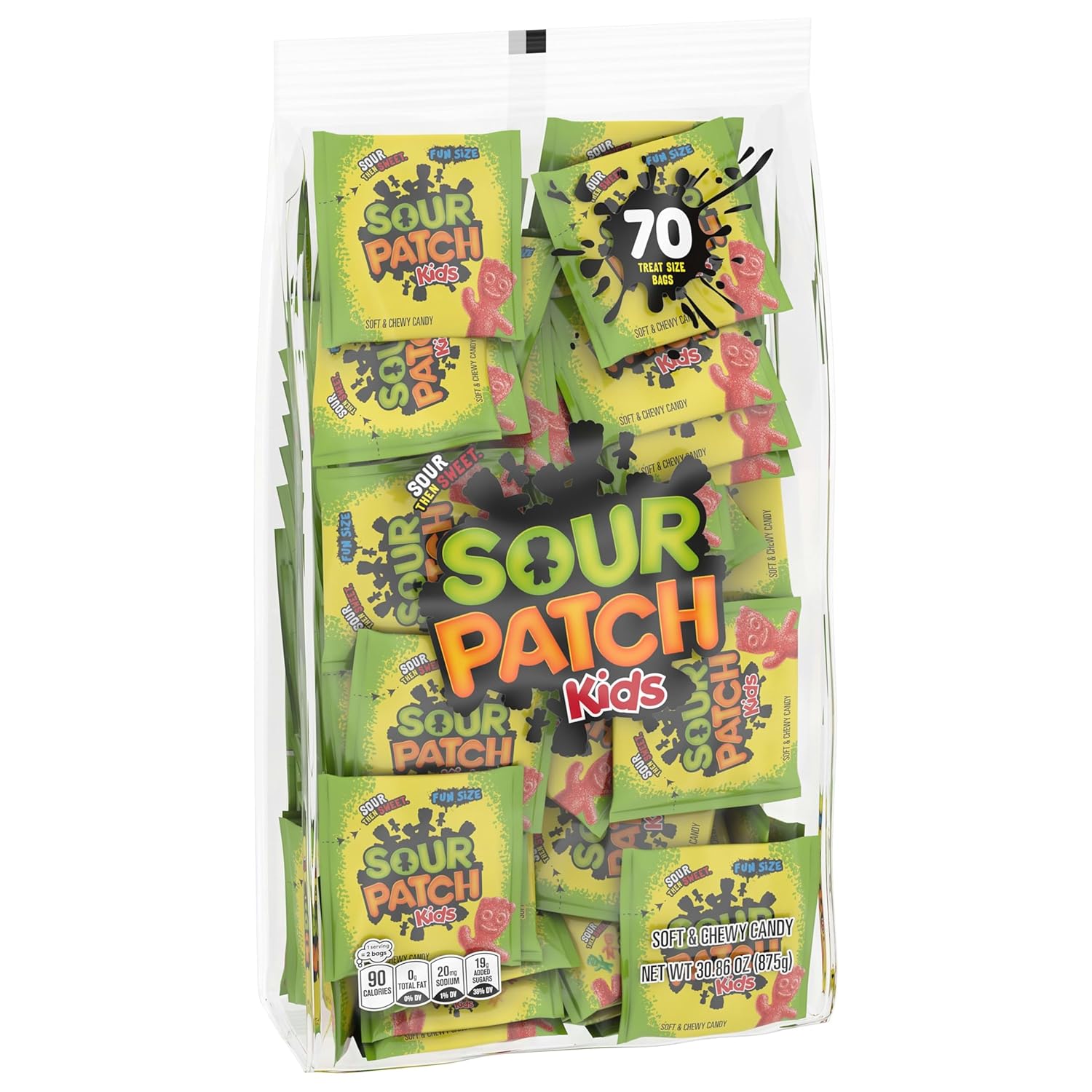 SOUR PATCH KIDS Fat-Free Gummy Snack Packs, Guilt-Free Candy for Mindful Snacking & Lunchbox Prep