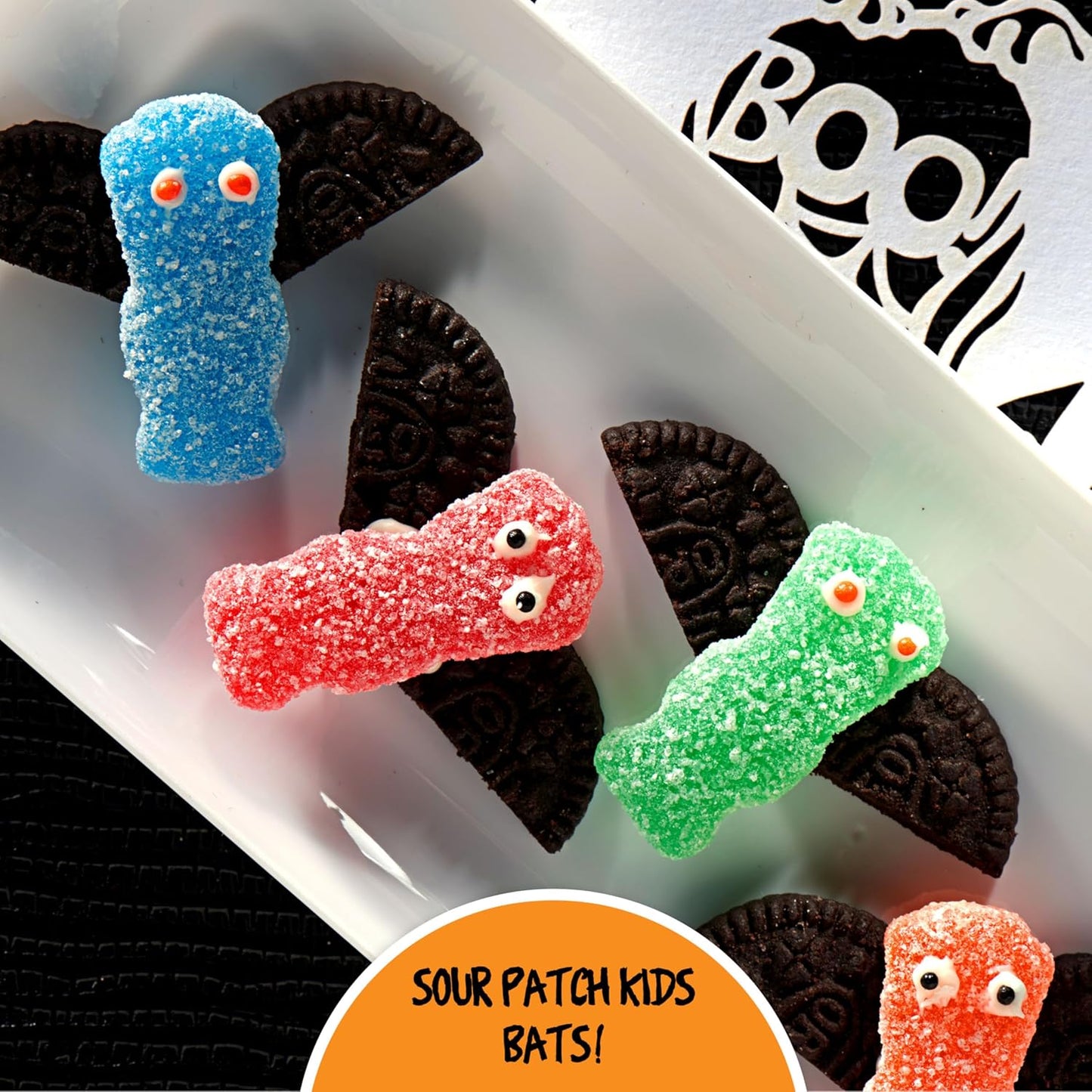SOUR PATCH KIDS Halloween Candy Variety Pack - 40 Individually Wrapped Trick or Treat Bags for Kids Classroom Party