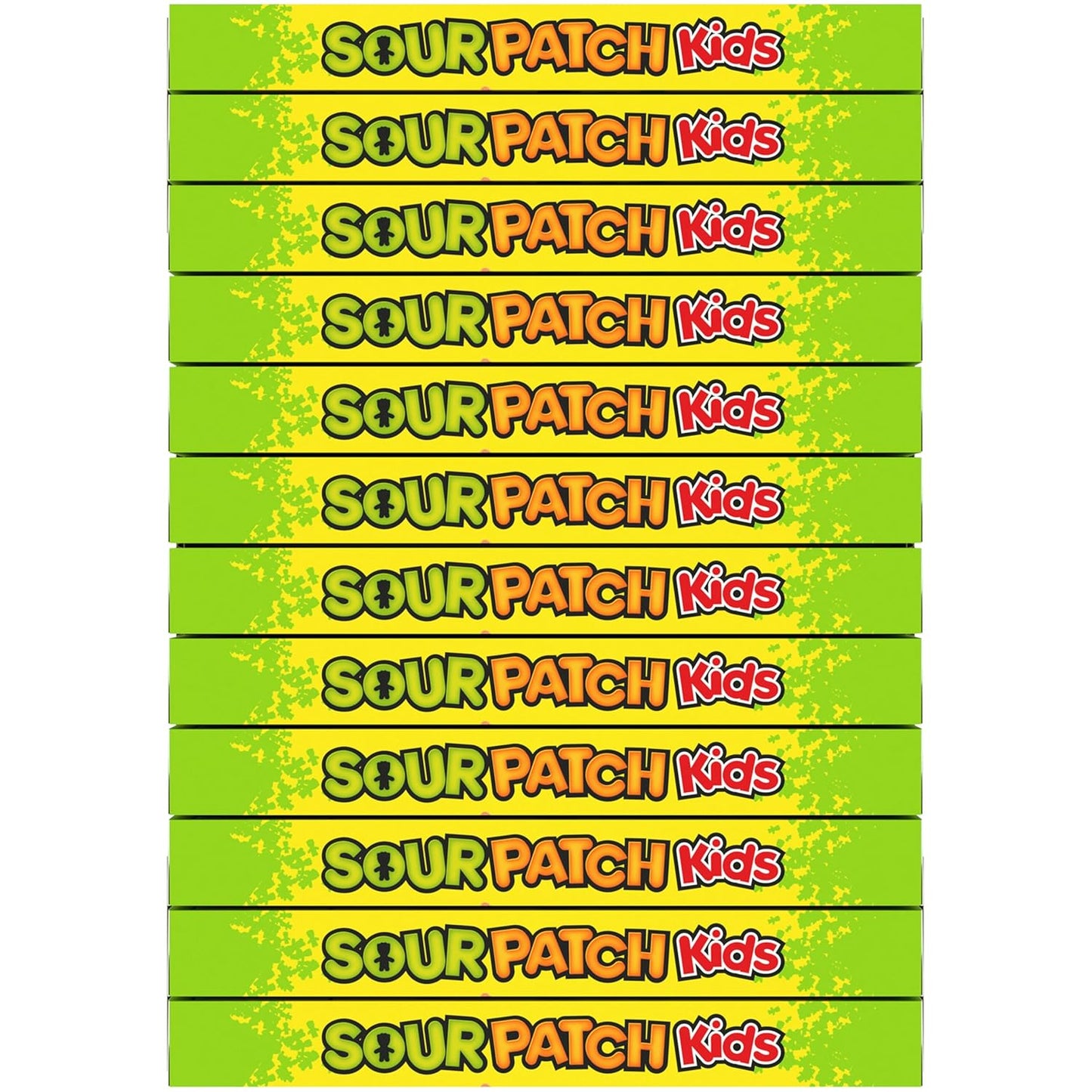 SOUR PATCH KIDS Soft & Chewy Candy, 12-Pack 3.5 oz Boxes for Camping Trips and Road Trip Snacking