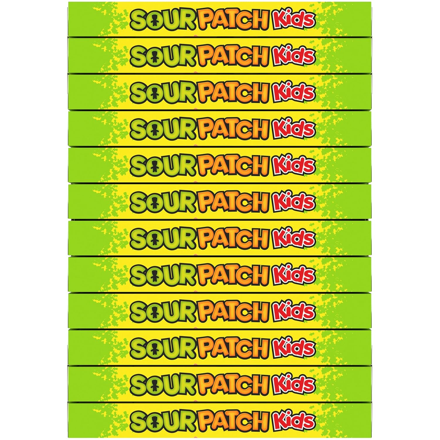 SOUR PATCH KIDS Soft & Chewy Candy, 12-Pack 3.5 oz Boxes for Camping Trips and Road Trip Snacking