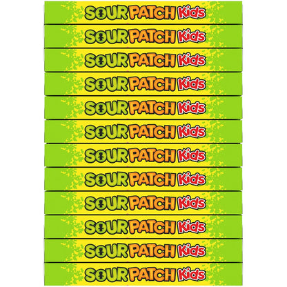 SOUR PATCH KIDS Soft & Chewy Candy, 12-Pack 3.5 oz Boxes for Camping Trips and Road Trip Snacking