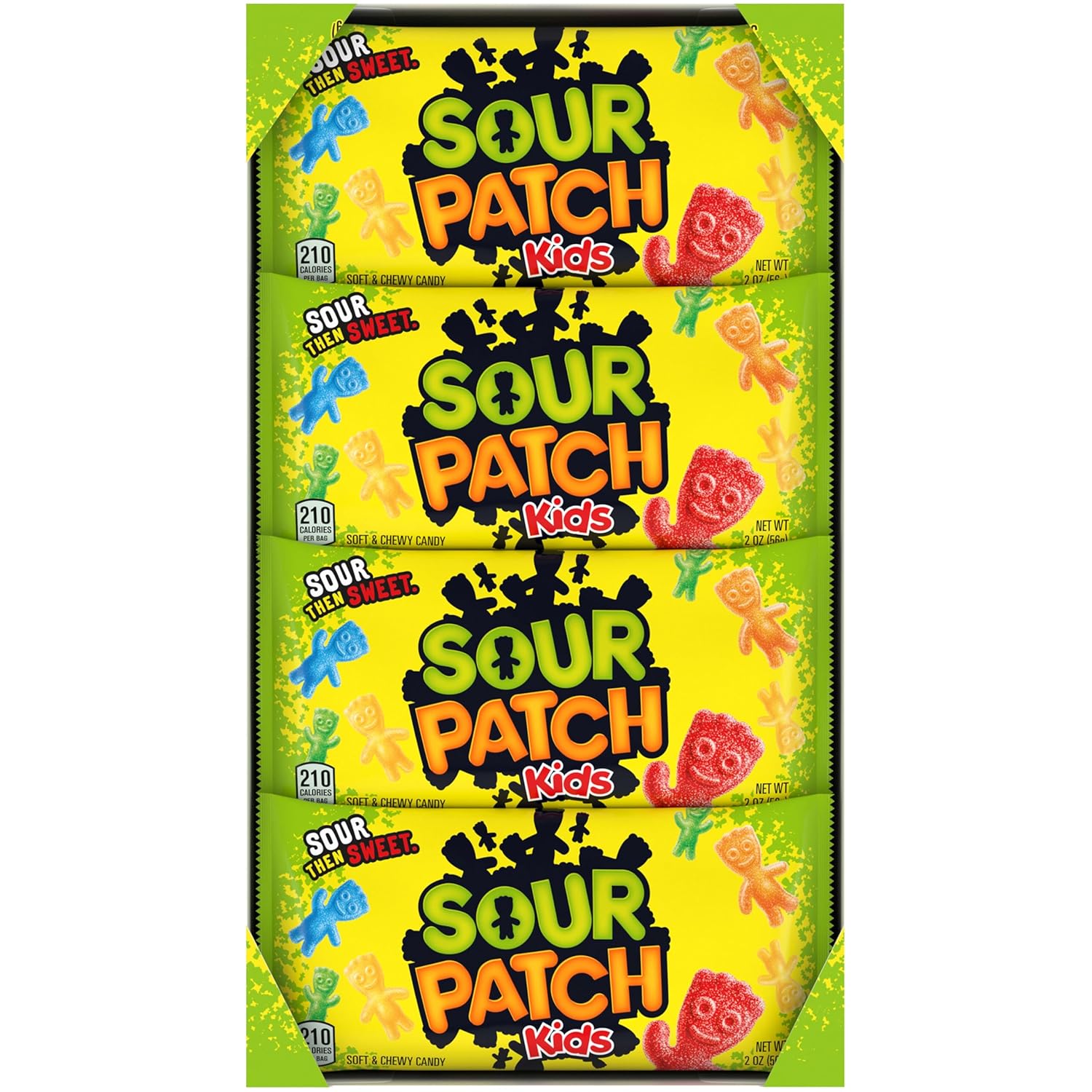 SOUR PATCH KIDS Soft & Chewy Gummy Candy Bulk – Fat-Free Vegetarian Treats for Guilt-Free Family Movie Nights