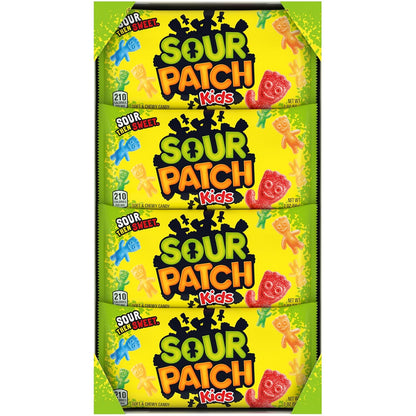SOUR PATCH KIDS Soft & Chewy Gummy Candy Bulk – Fat-Free Vegetarian Treats for Guilt-Free Family Movie Nights