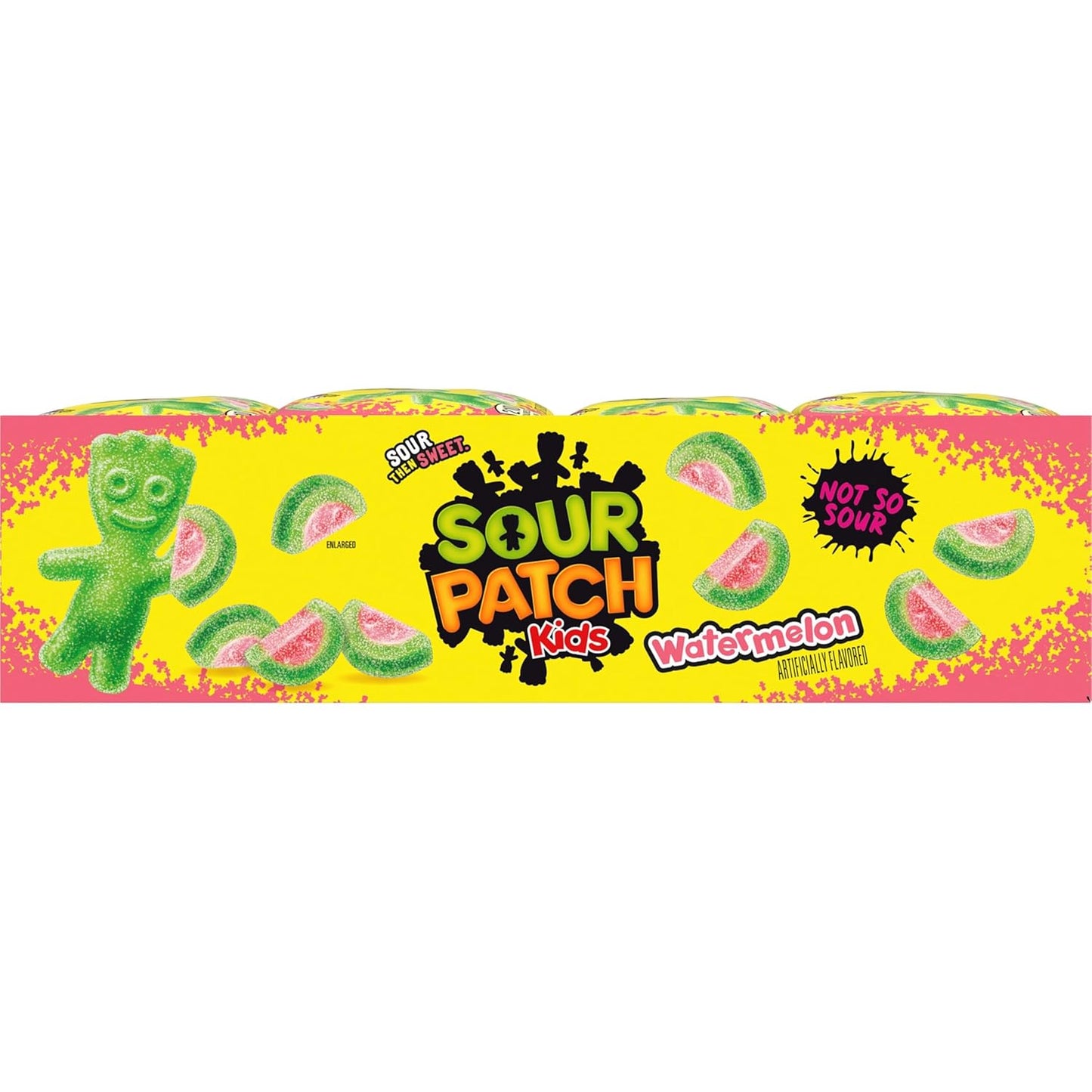 SOUR PATCH KIDS Watermelon Sour Then Sweet Gummies – Individually Wrapped Lunchbox and Easter Basket Snack for Children
