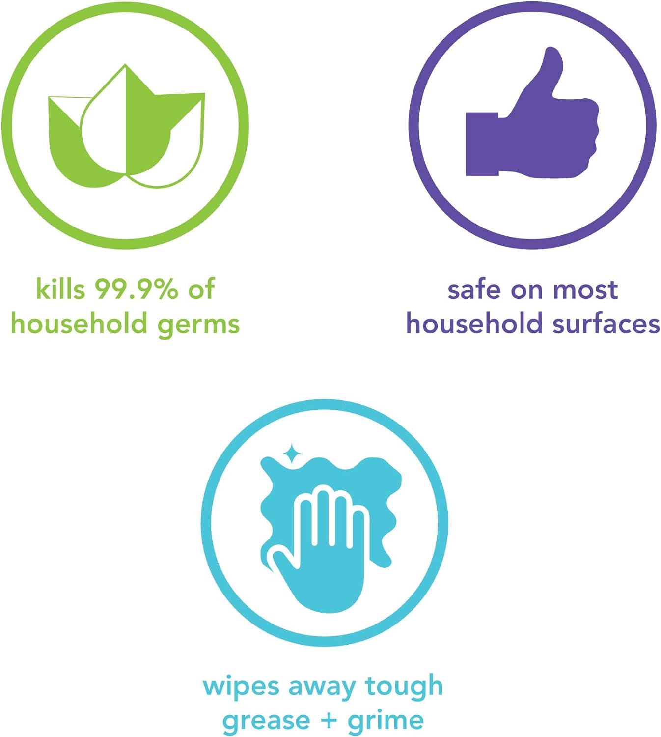 spearmint scent for fresh-smelling residue rather than chemical odor