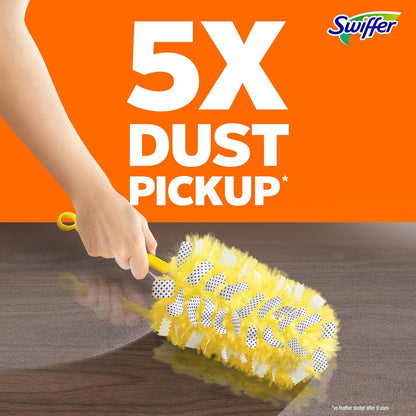 specially coated fibers with trap + lock technology for 5x more dust capture