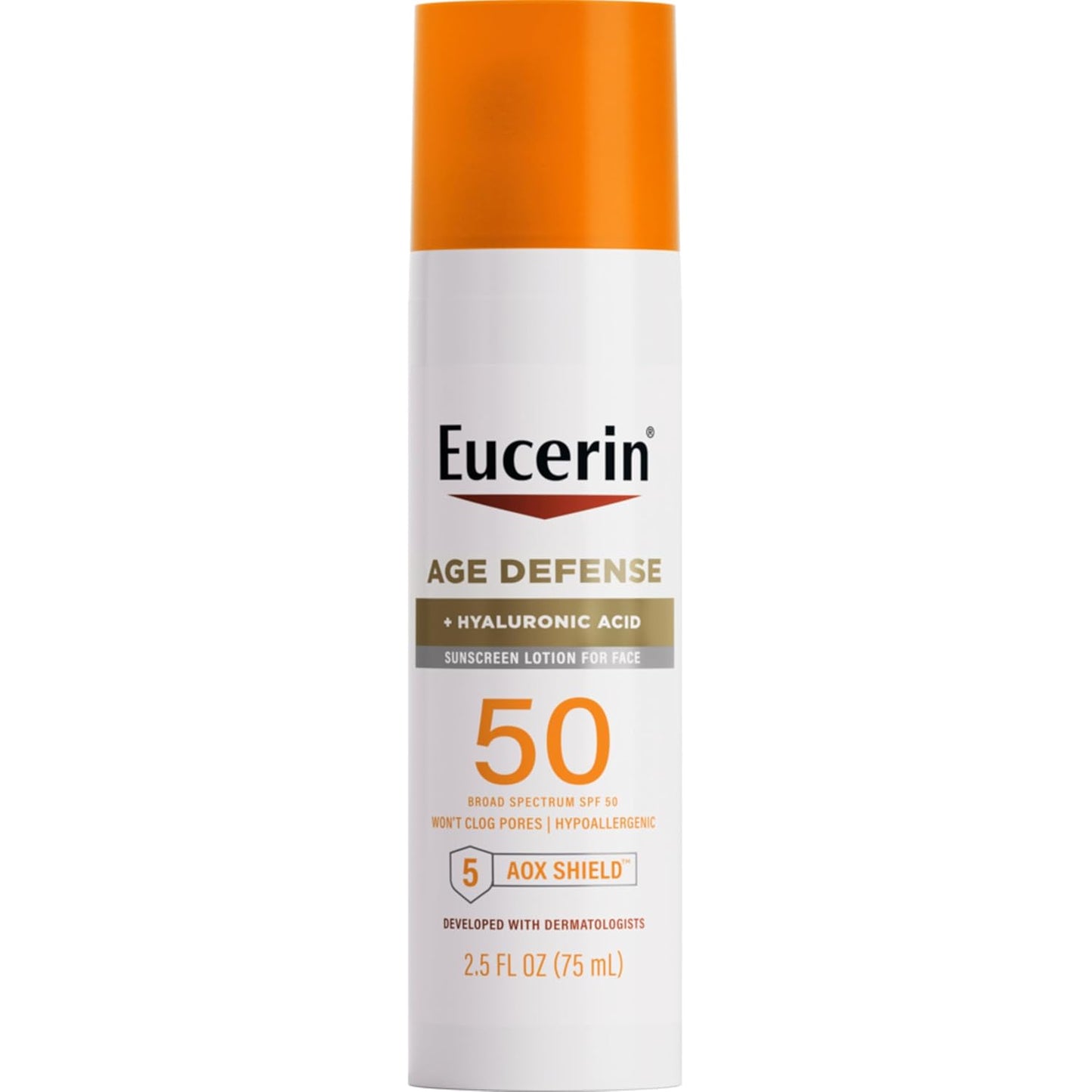 spf 50 broad-spectrum uva/uvb protection with advanced antioxidant complex (5 aox shield: glycyrrhetinic acid, licochalcone a, vitamin e, vitamin c, oxynex st)