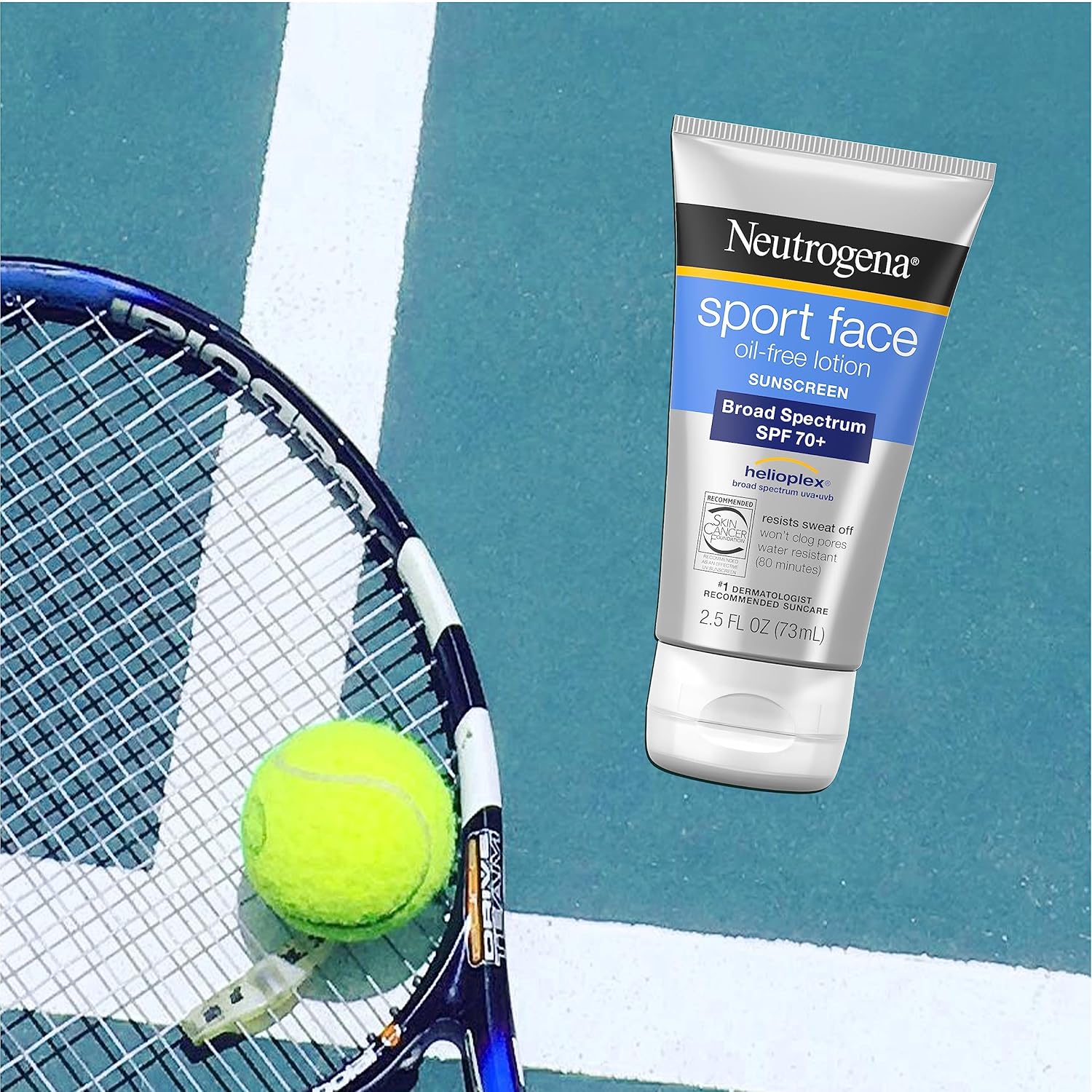 spf 70+ high-protection face lotion