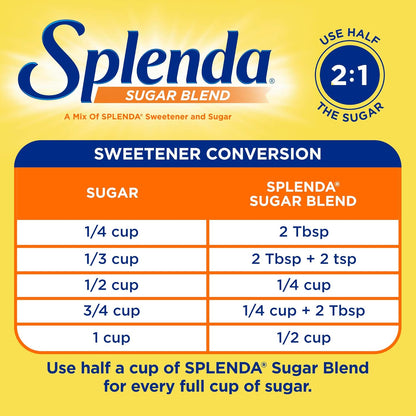 SPLENDA Sugar Blend for Baking – Single Bag 1:1 Sugar Replacement for Clutter Free Pantry Essentials