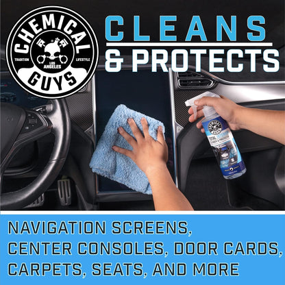 spray-and-wipe application requiring no rinsing or buffing