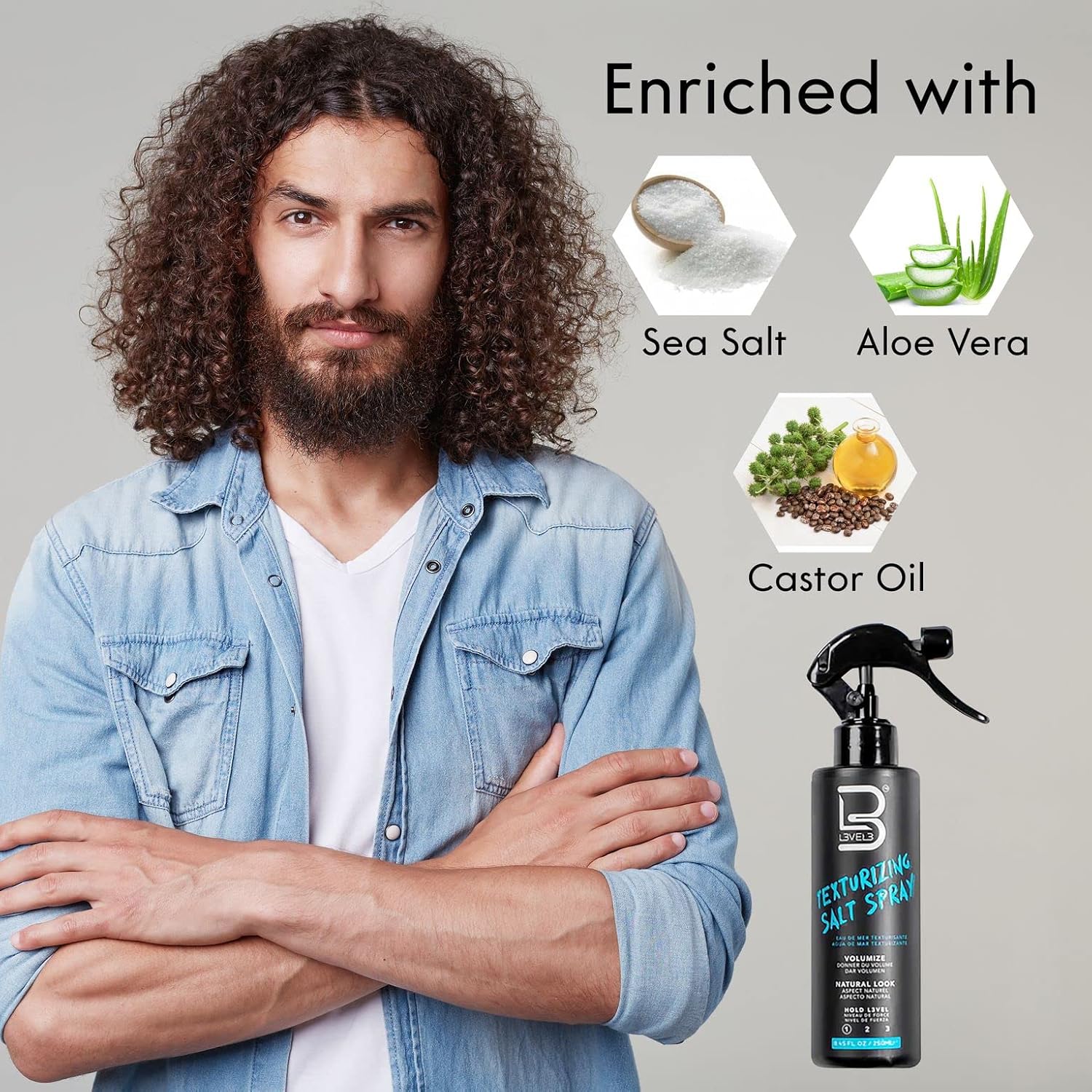 spray applicator for even distribution across short or long hair