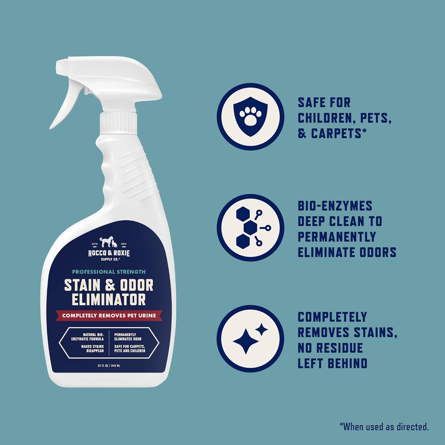 spray-bottle applicator for targeted, no-mess dosing on stains