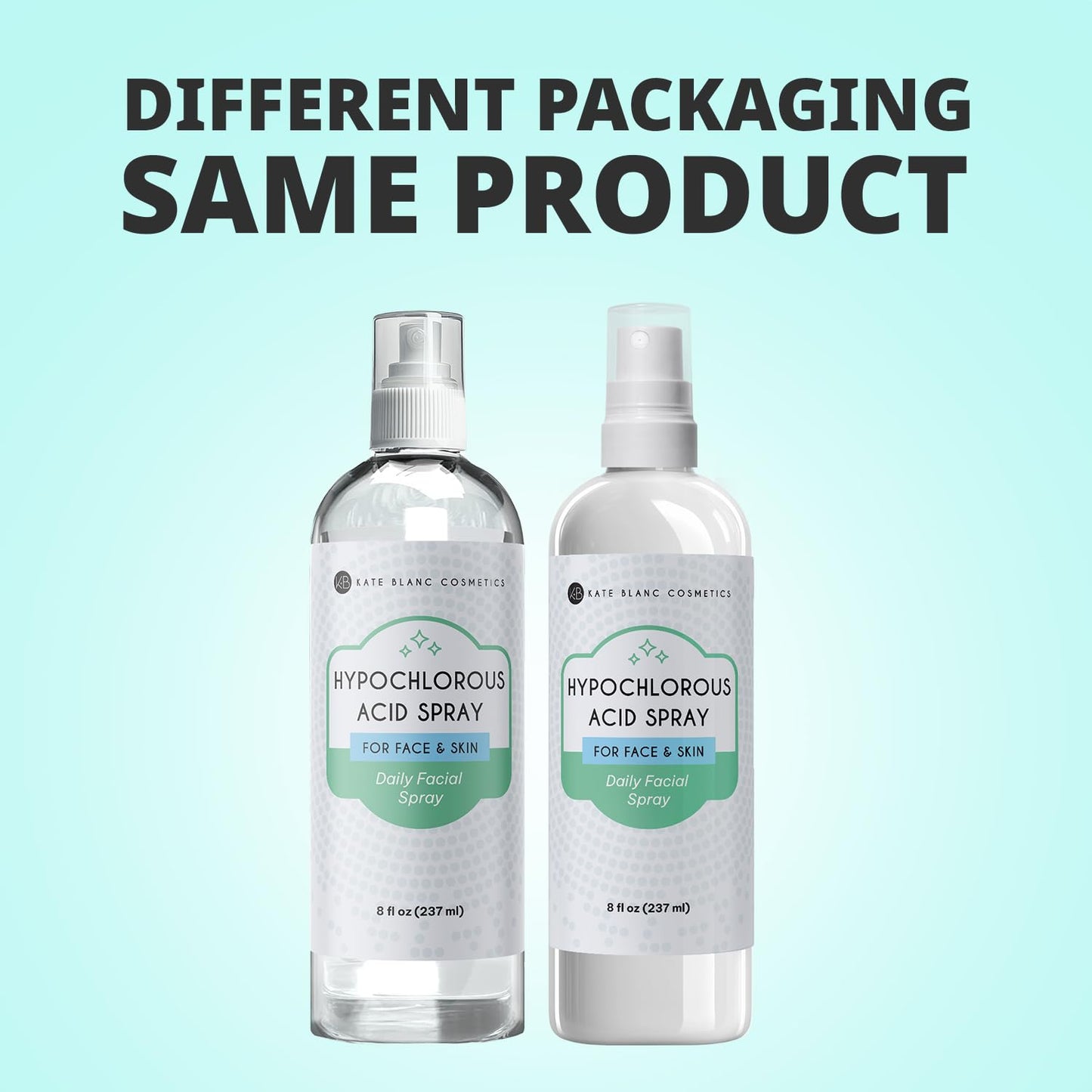 spray bottle delivery system for hands-free, no-rub application
