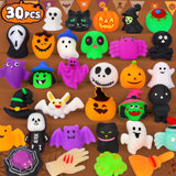OCATO 30Pcs Halloween Mochi Squishies – Soft TPR Non-Toxic Party Favors Safe for Young Children and Classrooms