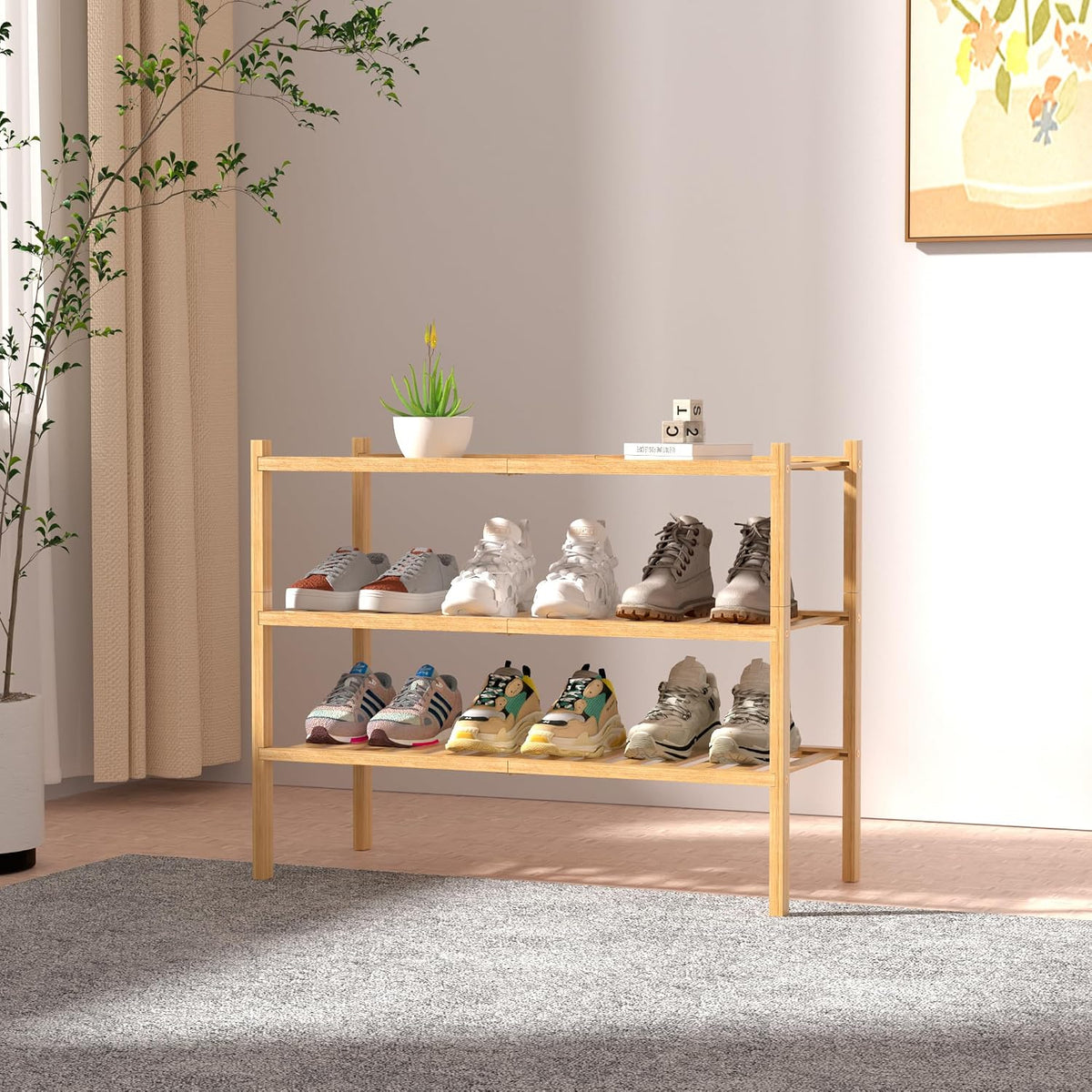 stackable modular design allowing 2-tier units to combine into 4-tier or 6-tier configurations