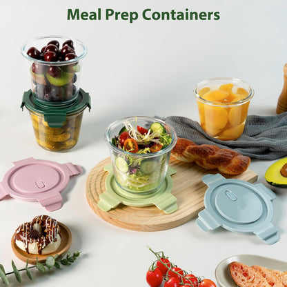 stackable round 3-cup capacity designed to replace disposable plastic soup and lunch containers